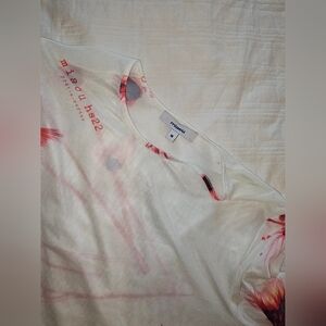 Miaou print mesh top